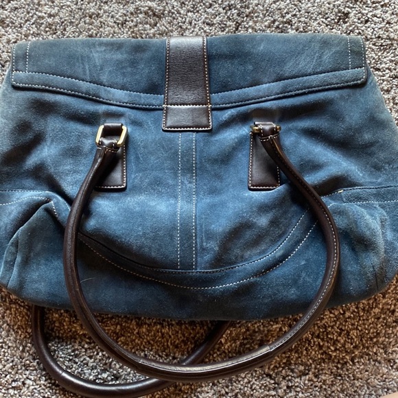 authentic coach suede bag - Picture 6 of 6